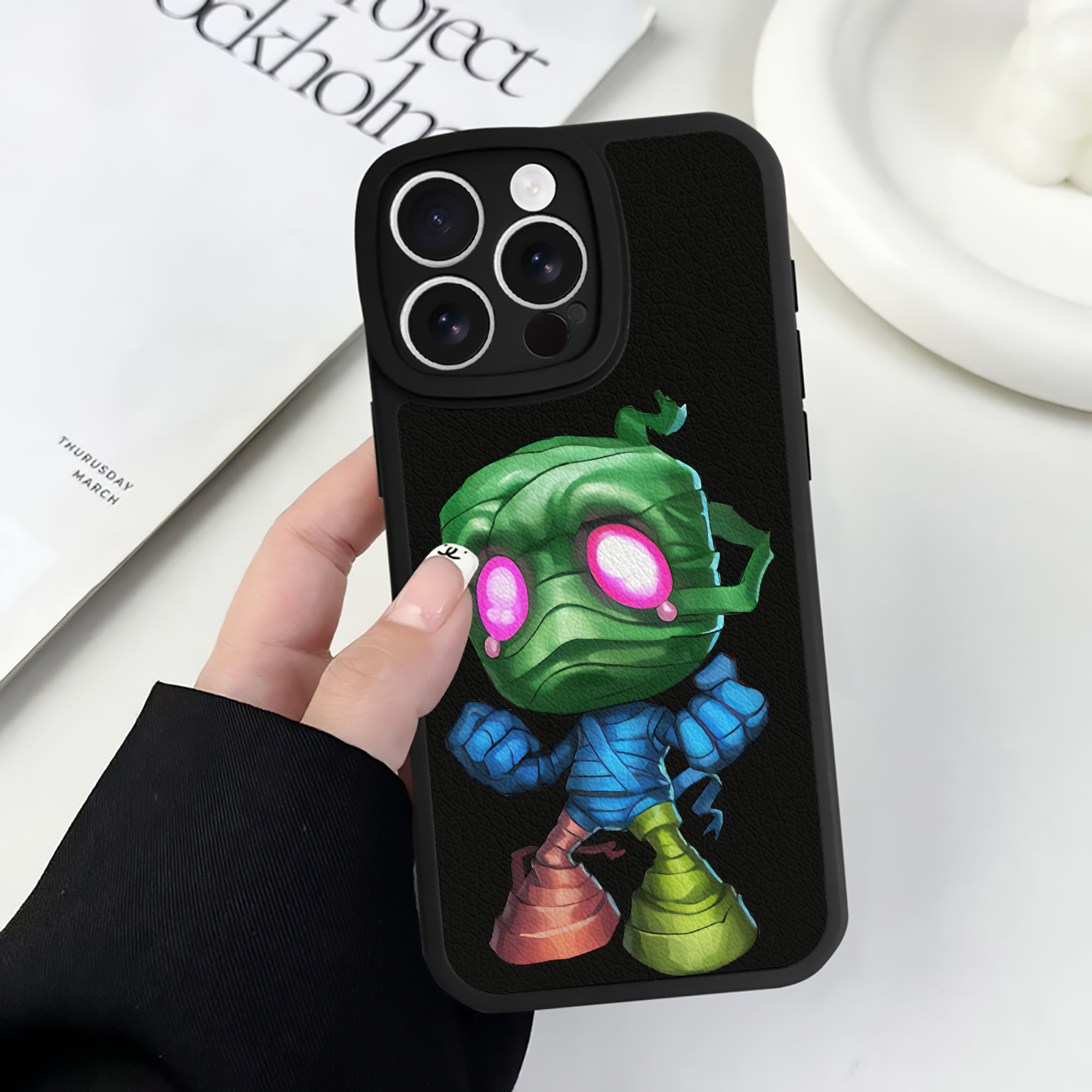リーグ・オブ・レジェンド League of Legends LOL 【iPhone 16シリーズ対応】シリコンスマホケース（レザー調） 材質：シリコン